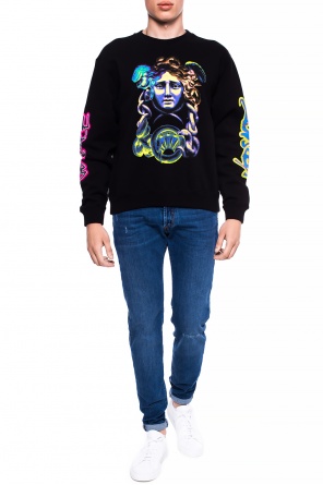 Logo-printed sweatshirt, zdjęcie 2 Logo-printed sweatshirt od Versace